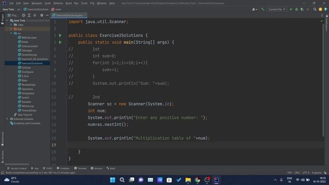 Java Tutorial For Beginners - Exercise 2 Solution (part 1) смотреть онлайн
