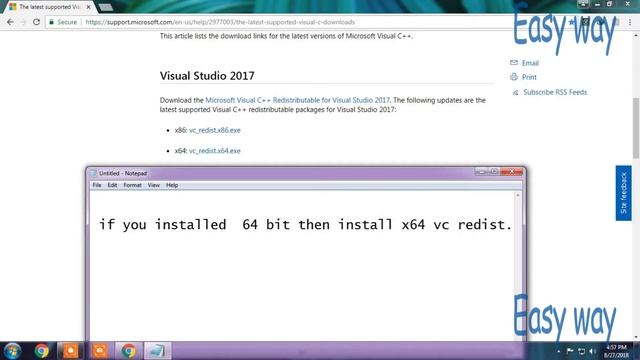 How To Fix vcruntime140 dll Missing Error Windows 10/8/7 смотреть онлайн