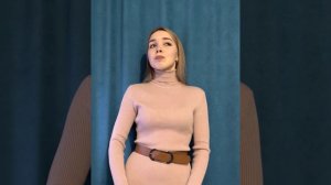 Елизавета Лекомцева- кавер песни «Снег» - сл.и муз. Е.Ваенга.