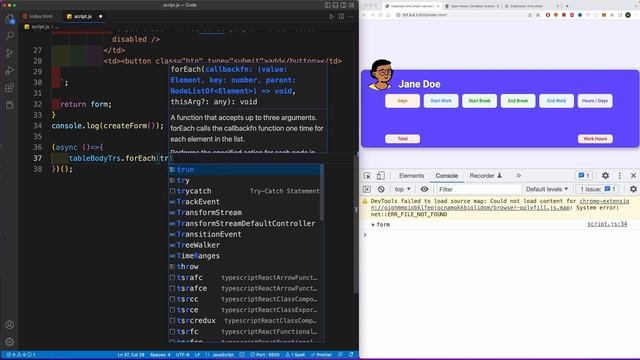 Build a Timesheet Calculator Web App смотреть онлайн
