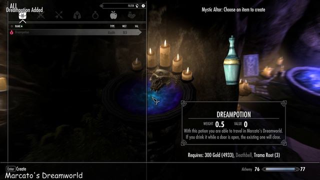 Marcato's Dreamworld - Skyrim House Mod смотреть онлайн