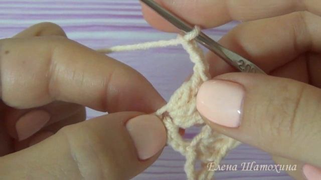 ПРОСТОЙ И КРАСИВЫЙ УЗОР КРЮЧКОМ. Для начинающих. смотреть онлайн