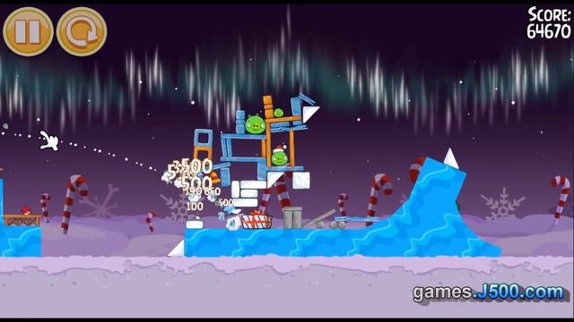 Angry Birds Seasons Winter wonderham 1-22 Walkthrough 3 stars Sterne Full HD смотреть онлайн