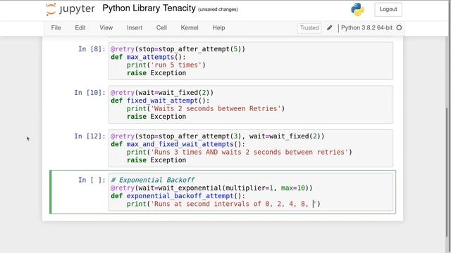 Python Library: Tenacity смотреть онлайн