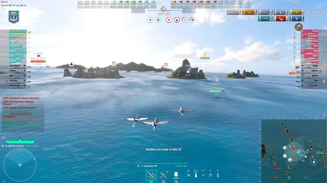 Aircraft Carrier United States with insane 516k damage (EU record) - World of Warships смотреть онлайн