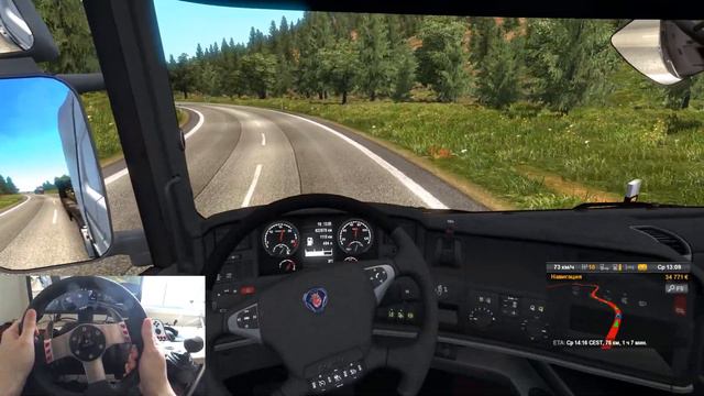 ETS 2 - FaceTrackNoIR PS3 Eye + G27 смотреть онлайн
