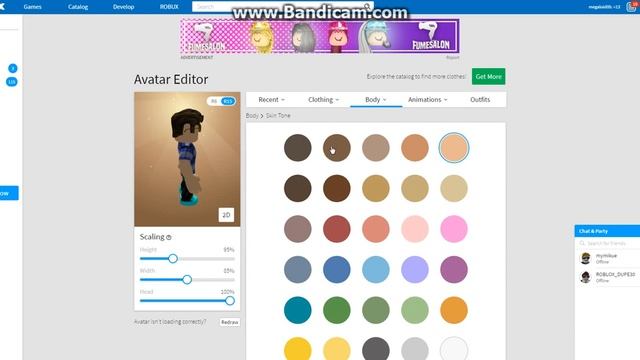 Как поменять цвет кожи в игре Roblox!!! смотреть онлайн