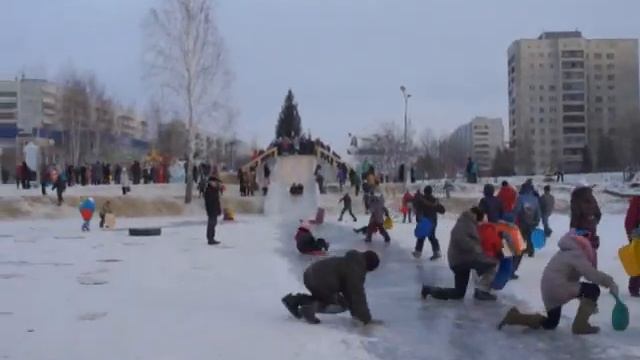 В Озёрске лучшая горка в Челябинской области смотреть онлайн