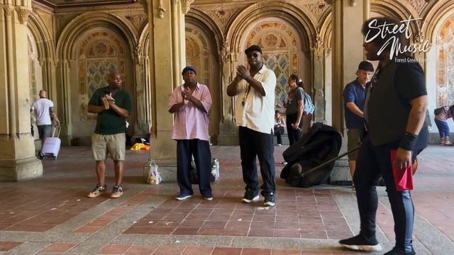 AMAZING! Cover Story （Acapella Soul）- Lonely Teardrops（Jackie Wilson）, Central Park 【Street Music】 смотреть онлайн