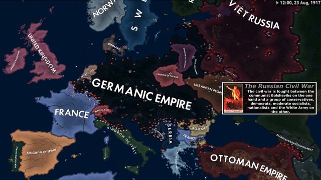 What if Germany Unified with Austria before WW1? | HOI4 Timelapse смотреть онлайн