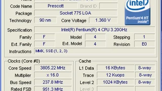 P5GD1 & P4 @ 3 8Ghz voltage problems смотреть онлайн