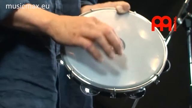 Traditional pandeiro MEINL PA10ABS-BK | Demonstration of sound | How to play pandeiro смотреть онлайн