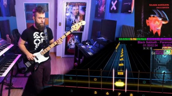 Black Sabbath - Paranoid | BASS Tabs & Cover (Rocksmith)