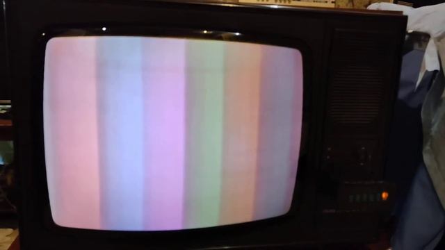 Лампово-полупроводниковый телевизор Янтарь-741 (1984 г.в.) - промежуточный результат смотреть онлайн