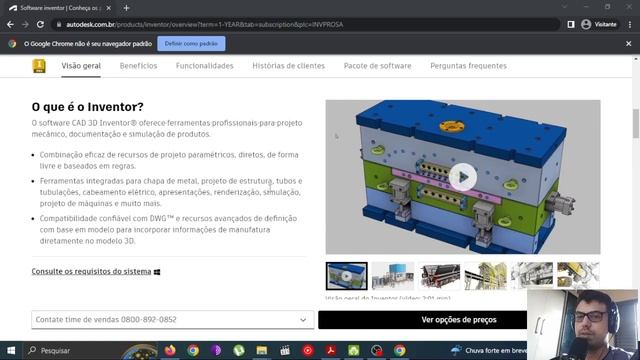 Autodesk Inventor - 1.1 Introdução: O que é o Inventor? Para que serve? смотреть онлайн