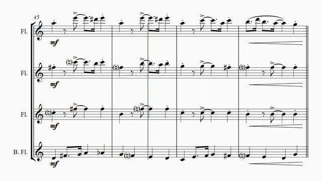 Charleston - 20ths Classic - Flute Quartet смотреть онлайн