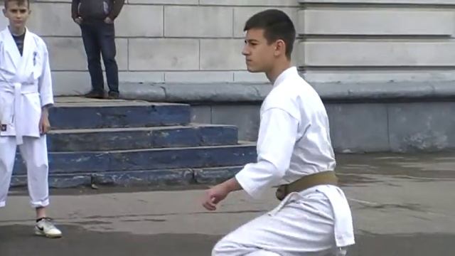 Выступление клуба "Бушидо" на празднике, посвященный Дню Победы смотреть онлайн