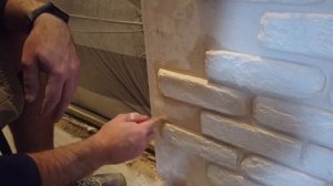 Как клеить декоративный кирпич | имитация кирпичной кладки