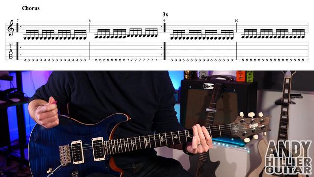 How to play Fall Out Boy - Hold Me Like a Grudge Guitar Tutorial смотреть онлайн