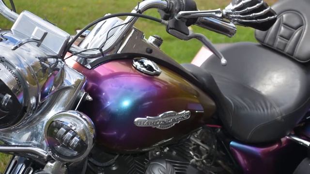 ZTX Color Shifting Pearl + Grant 7 Clear Coat On a 2012 Harley Davidson Road King смотреть онлайн