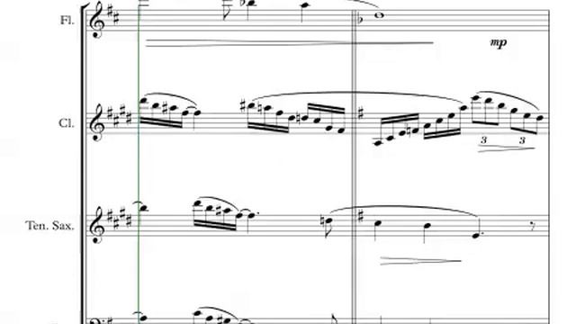 Sy Brandon - Divertimento for Flute, Clarinet, Bassoon or Tenor Saxophone смотреть онлайн
