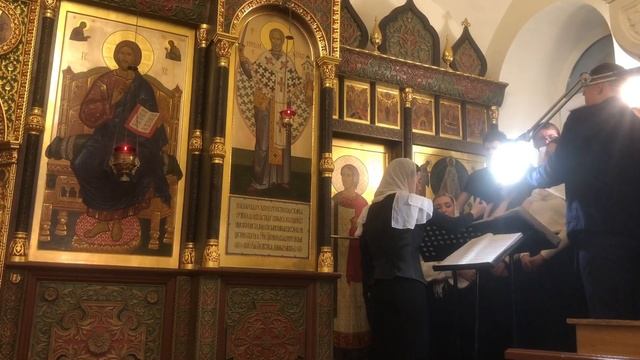 Митрополит Игнатий совершил Литургию в храме в честь иконы Божией Матери «Утоли моя печали» 27.10.2 смотреть онлайн