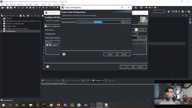 GitHub com Eclipse - Commit and Push смотреть онлайн