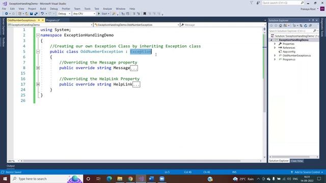 How to Create Custom Exceptions in C# with Examples | Custom Exceptions in CSharp смотреть онлайн