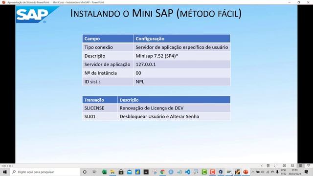 [ SAP ] Instalando e Configurando o Front-End (SAP GUI) para Windows [Mini Curso 2/3] смотреть онлайн