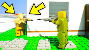 САМАЯ УГАРНАЯ ЛЕГО БИТВА СОЛДАТИКОВ C ОРУЖИЕМ! ЛЕГО CS:GO В БРИК РИГС (Brick Rigs)