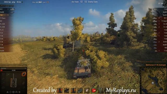 WOT: Malinovka - T49 смотреть онлайн