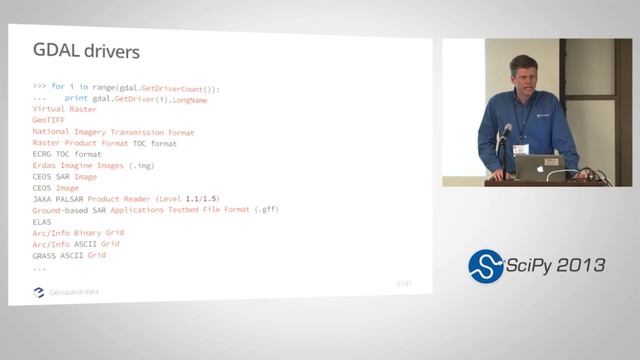 Using Geospatial Data with Python, SciPy2013 Tutorial, Part 2 of 6 смотреть онлайн