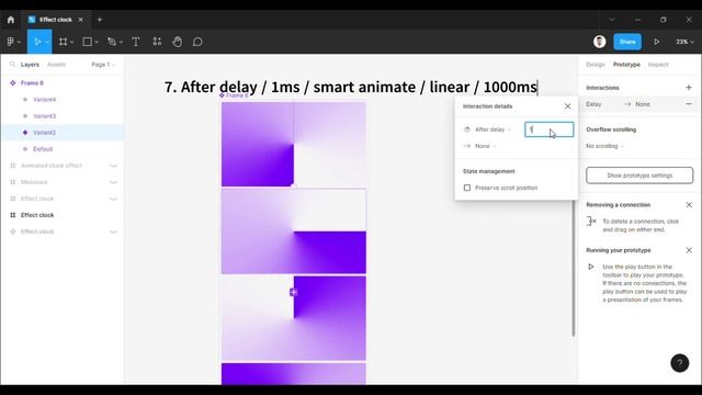 How to Design an Animated Clock Effect - Figma Tutorial смотреть онлайн