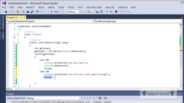 10-C# Tutorial – Switch Statements смотреть онлайн