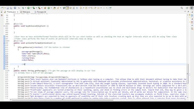 Make a Typing Test GUI using Java (Words Per Minute) смотреть онлайн