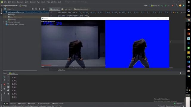 Python | Video Capture Background Removal смотреть онлайн