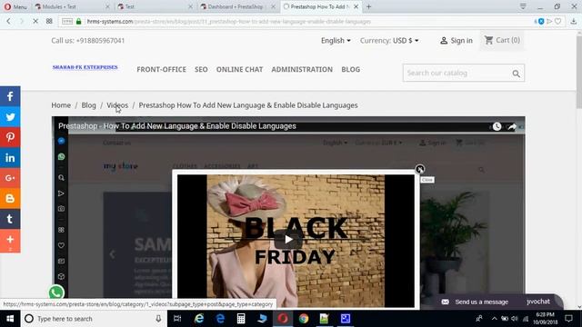 PrestaShop blog modules configuration and use. SmartBlog and XpertBlog смотреть онлайн