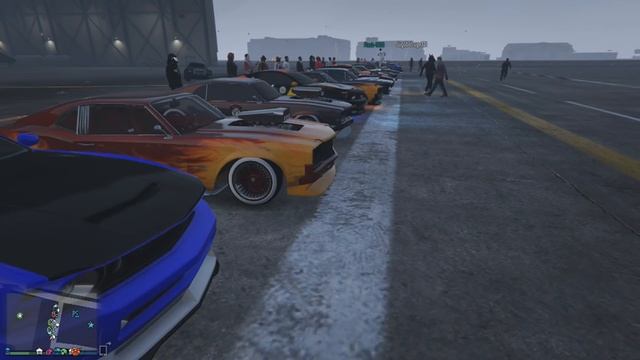 GTA 5 ONLINE Musclecar Treff #2103 Let`s Play GTA V Online PS4 2K смотреть онлайн