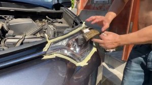 Полировка фар RAV4 4 или как не нужно делать))!