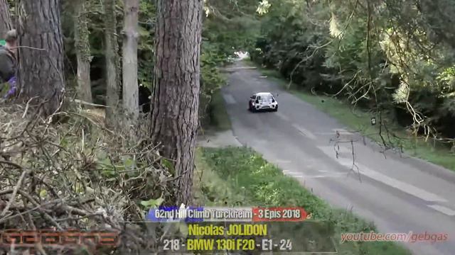 BMW 130i E81 - Nicolas JOLIDON - HILL CLIMB - 2018 - Turckheim-Trois Epis смотреть онлайн