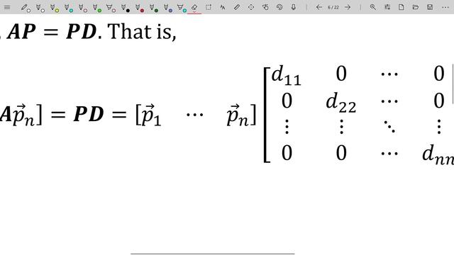 Eigenvectors and Eigenvalues - Diagonalization - The Diagonalization Theorem: Theorem and Proof смотреть онлайн