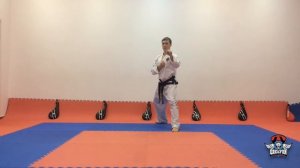 Бело-жёлтый пояс - Аттестационная программа Тхэквондо