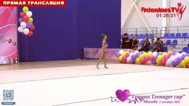 Открытый турнир по художественной гимнастике "Грация Teenager CUP 2018". БП смотреть онлайн