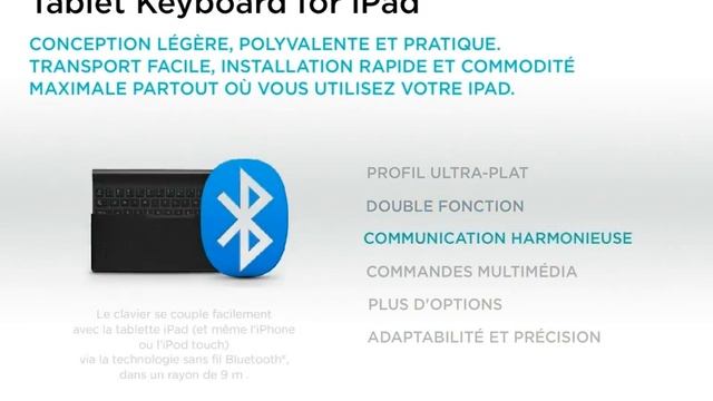 Logitech Tablet Keyboard for iPad смотреть онлайн