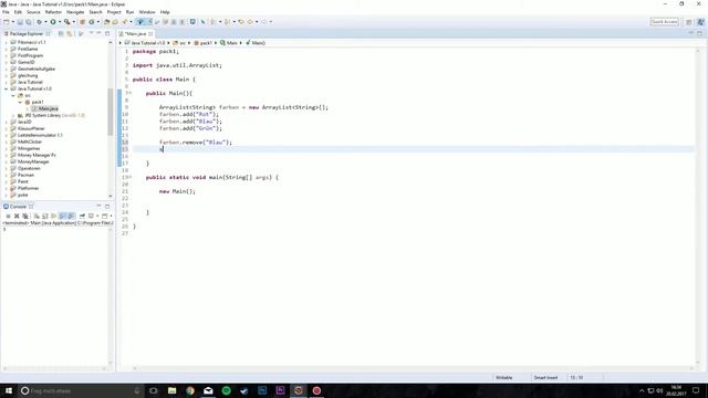 Java Tutorial | ArrayList & LinkedList | #18 [ger/1080p60] смотреть онлайн