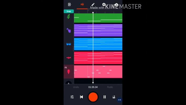 Recording with Bandlab(Android)- No midi keyboard used..plotted notes on the midi editor.. смотреть онлайн