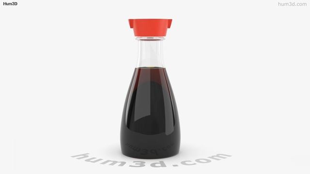 Soy Sauce Bottle 3D model by Hum3D.com смотреть онлайн