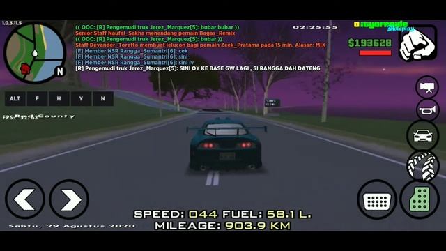 Review Mobil JDM Toyota Supra+Tes max Speed+Drive:Gta Sa RolePlay смотреть онлайн