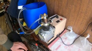 Компрессор ВД  закачка баллона 6 7 литра с 270 305 аТм