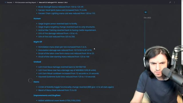 PTR 1.35 BALANCE PATCH NOTES PART 3 (PTR Build 19805) смотреть онлайн